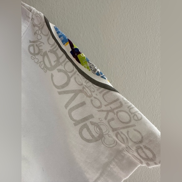 Enyce Y2K Cotton White Tee Shirt Size Medium - Picture 6 of 12